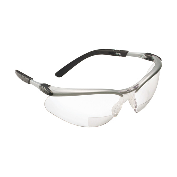 CSSAN523 - GLASSES SAFETY BX W/READER LENS : clear tint, anti-fog, diopter: 2.5
