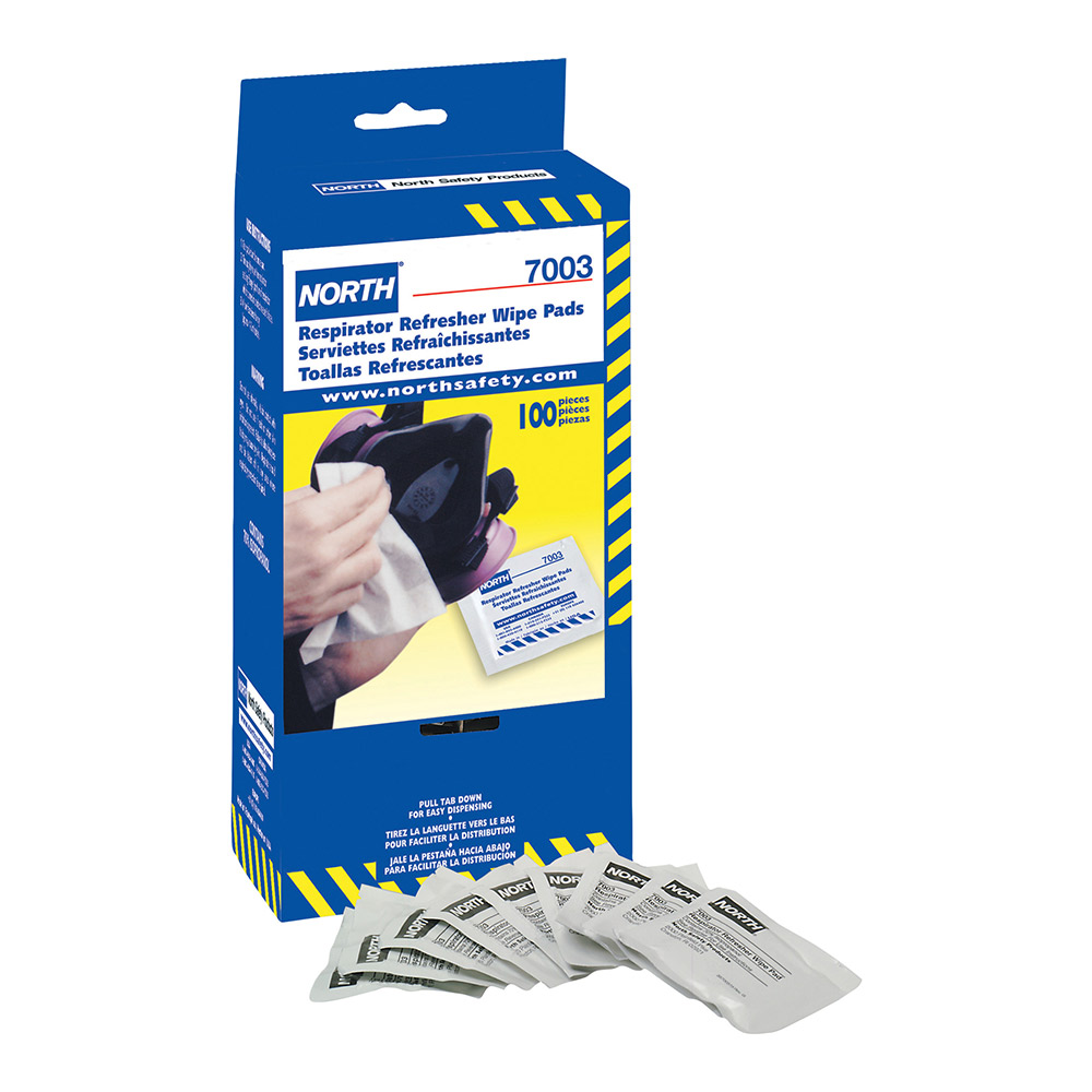 CSSAN691 - TOWELETTES RESPIRATOR REFRESHER : 5" x 7", alcohol-based wipes