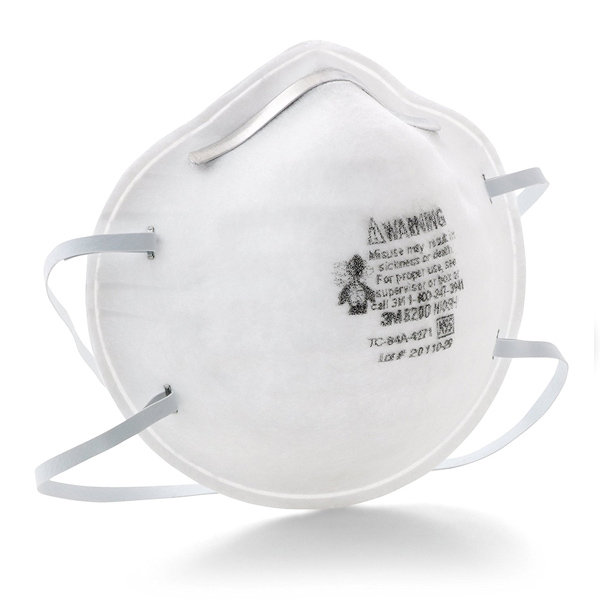 CSSAQ777 - RESPIRATOR 8200 N95 : standard, cup, exhalation valve: without