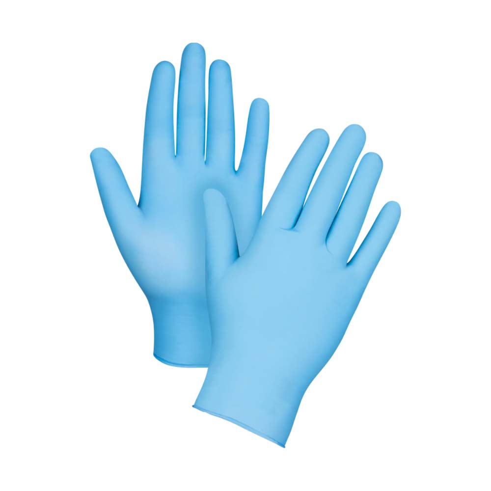 CSSEA916 - GLOVES NITRILE EXAM X-SMALL : x-small, nitrile, 4.5-mil, powdered, blue