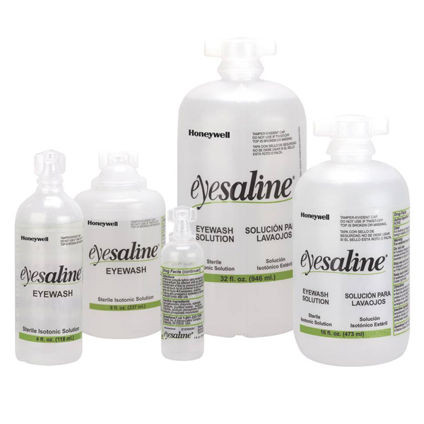 CSSEC470 - EYEWASH BOTTLES SALINE 16 OZ : 16 oz., contents full