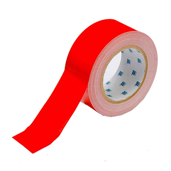 CSSED031 - FLOOR MARKING TAPE 2" X 100' : 2" x 100', Toughstripe, Red, Polyester