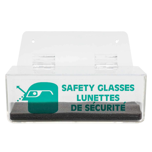 CSSED048 - DISPENSER SAFETY GLASSES WITH LID : 6 glasses capacity, includes lid