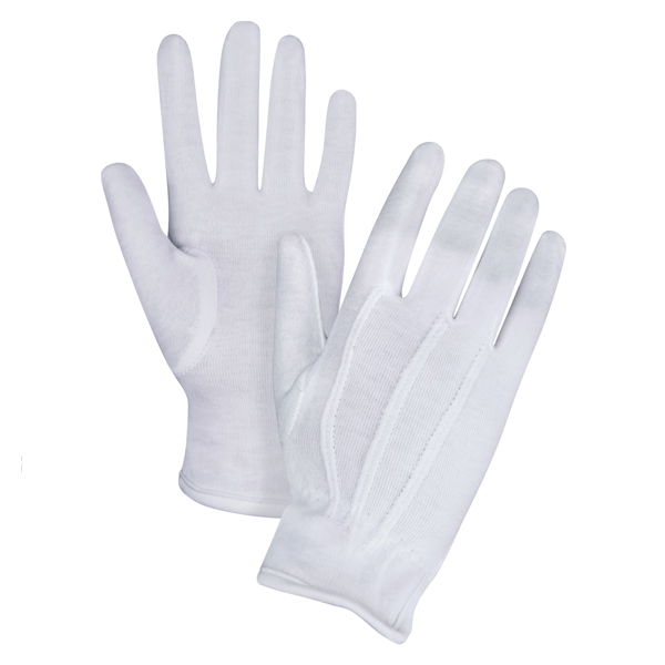 CSSEE796 - GLOVES COTTON PARADE/WAITERS XL : x-large, white, cotton