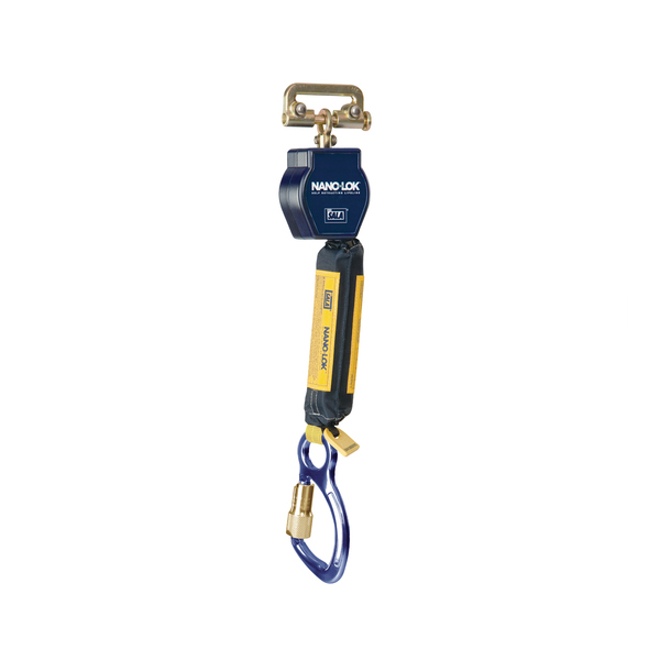 CSSEE929 - NANO LOK SELF RETRACTING : 6' L, web, carabiner, 420 lbs capacity