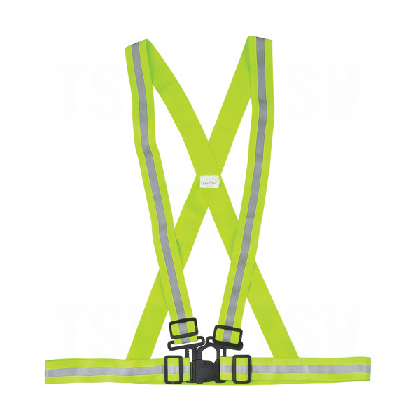 CSSEF120 - HARNESS TRAFFIC HIGH VIS. : 2x-large, high-visibility lime-yellow