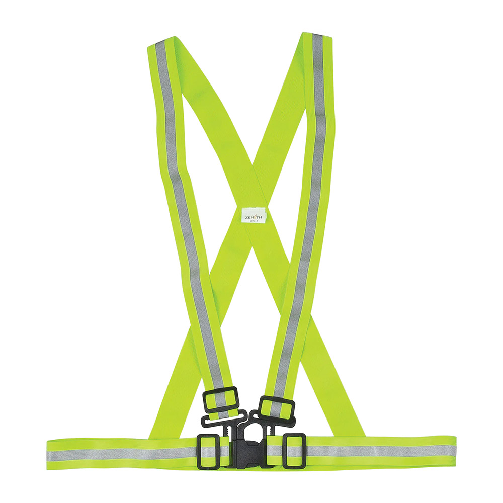 CSSEF121 - TRAFFIC HARNESS : 3x-large, hi-viz lime-yellow