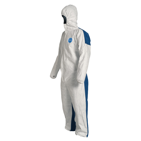 CSSEH060 - COVERALLS HOODED : x-large, blue/white