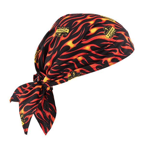 CSSEI652 - COOLING TRIANGLE HAT : Flame design, one size 