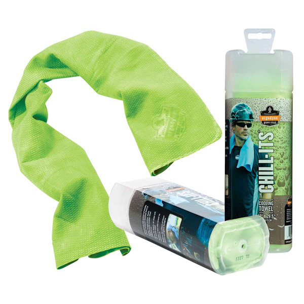 CSSEI753 - COOLING TOWEL CHILL-ITS : lime, reusable