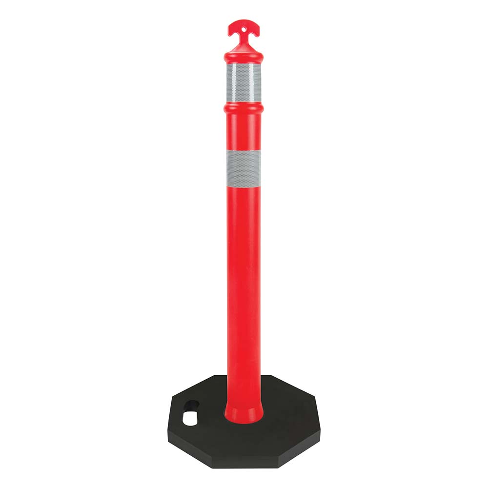 CSSGJ239 - POST DELINEATOR 42" High-Visibility : 42" height, high-visibility, orange