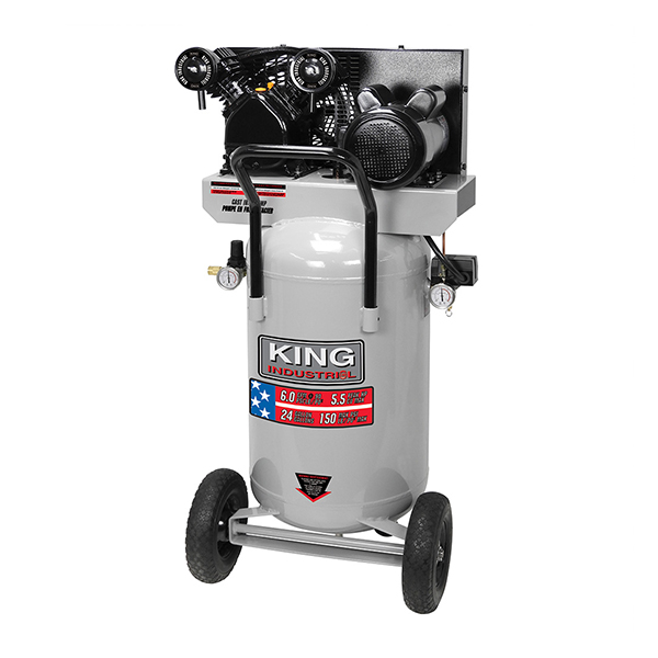 CSUAG293 - COMPRESSOR KING CANADA : 150 max PSI, 24 gal, electric, 5.5 HP, 160 lbs