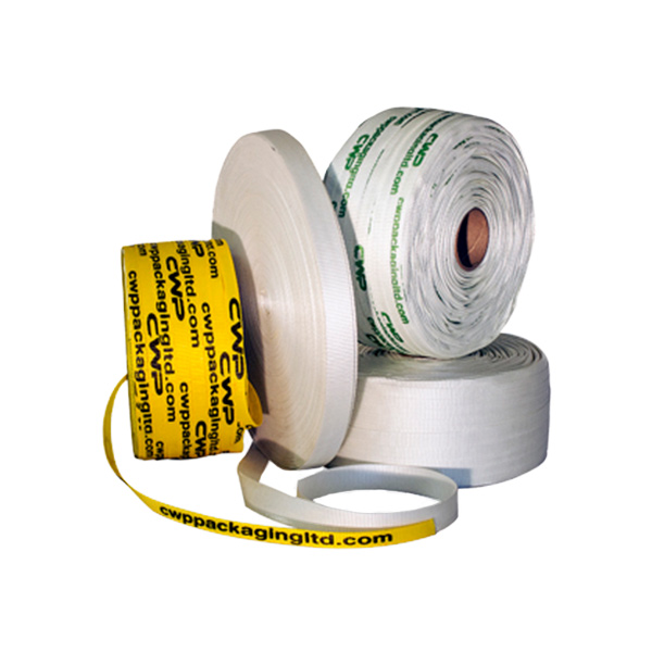 CWP65HD - CORD STRAP  3/4" X 2500' WHITE : 3/4" x 2500', 1450 lb. breaking strength