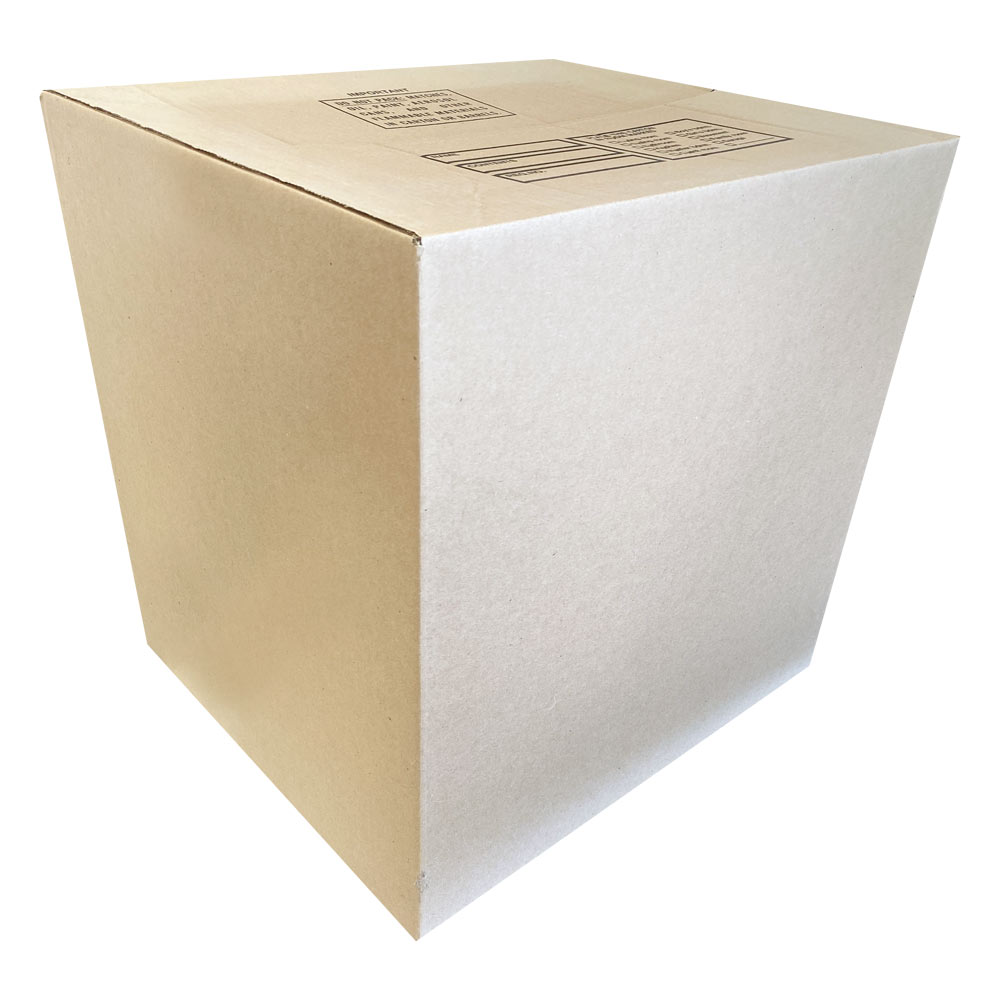 C 1024 - BOX CORR MOVING 6.1 CUBE : 23"L x 20"W x 23"H, 6.1 cube, single walled