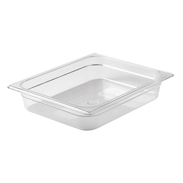 FG123P00CLR - FOOD PAN COLD 1/2 SIZE 4 QUART : 1/2 size, 2.5" D, 4 quart, break resistant, odour resistant