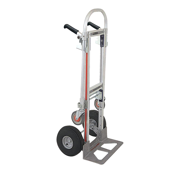 GMK16UA4 - HAND TRUCK GEMINI JR MAGLINER : 1000 lbs platform capacity, 18" nose plate