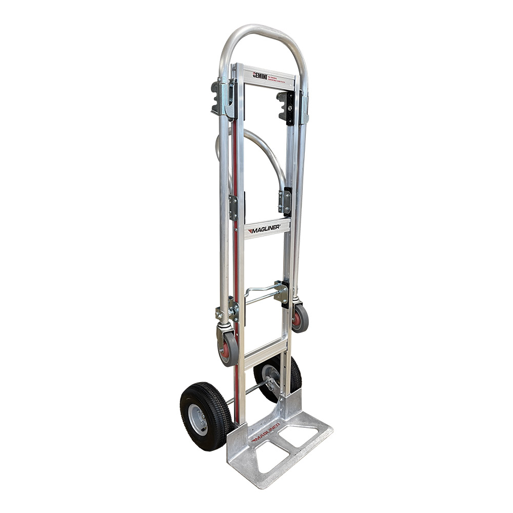 GMK81UA4 - HAND TRUCK GEMINI SENIOR CONVERTIBLE : 1000 lb. capacity, 18" nose plate