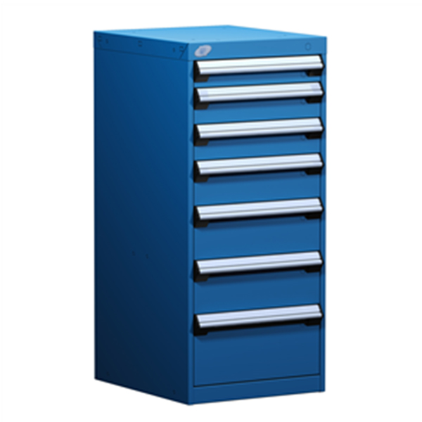 L3ABD-4027 - CABINET DRAWER ROUSSEAU : 18"W x 21"D x 40"H, 7 drawers