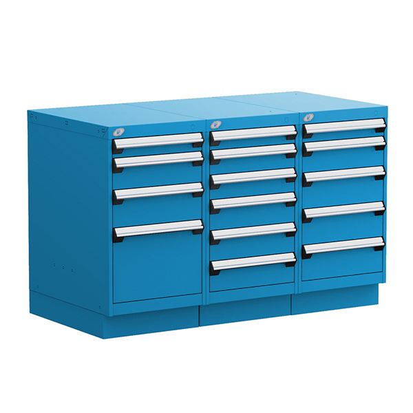 L3AJD-3001C - CABINET DRAWER ROUSSEAU : 54"W x 21"D x 34"H, painted steel