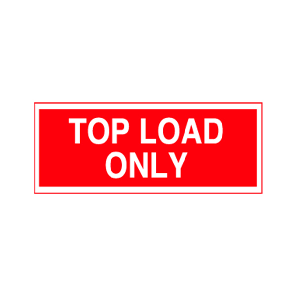 LBLRW112 - LABEL TOP LOAD ONLY : 2" x 5", rectangle