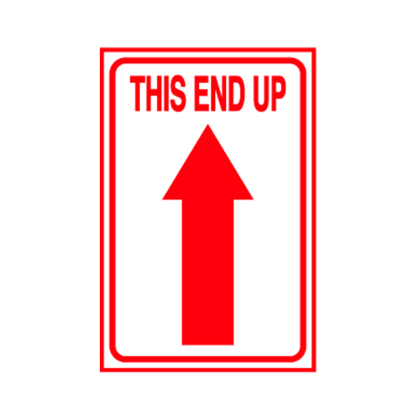 Lblrw396 label this end up arrow cabot shipping supplies ltd 