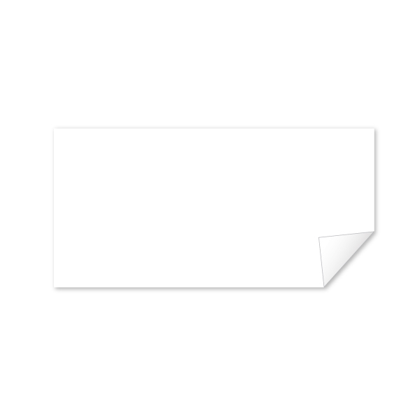 LBPL515 - LABEL PLAIN 3" X 4" WHITE MATTE : 3" x 4", white matte, 500/Roll