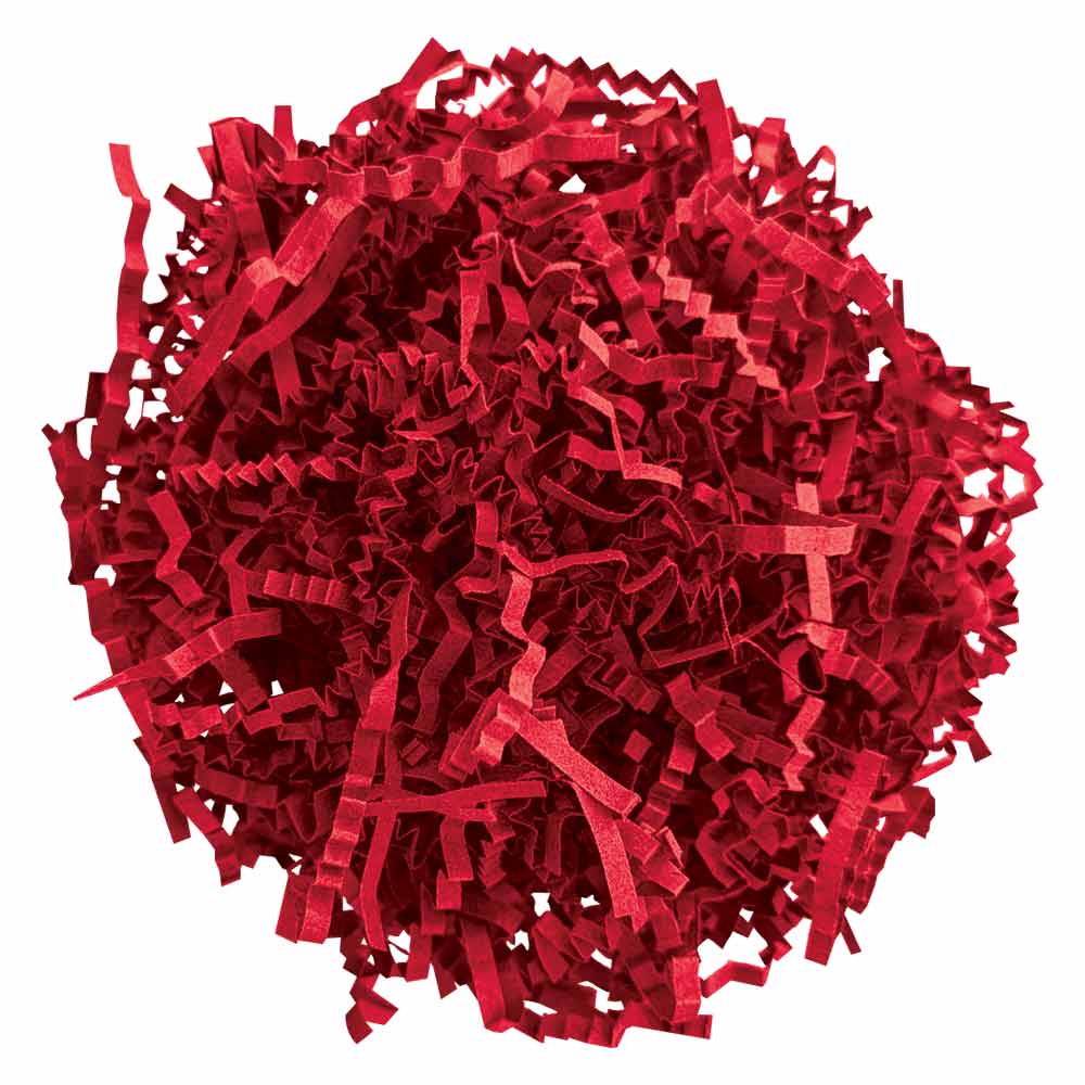 PAPERCRINKRD - PAPER CRINKLE 10 LB BAG RED : 10 lb bag, shredded paper, red
