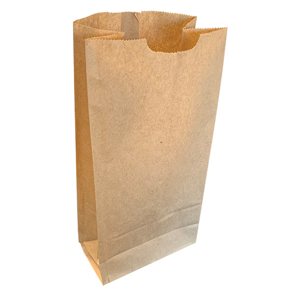 PGB10LB - PAPER BAG GROCERY 10 LB : 6-1/2"W x 3-15/16"D x 13-3/18"H, kraft, standard duty, bundle of 500 bags