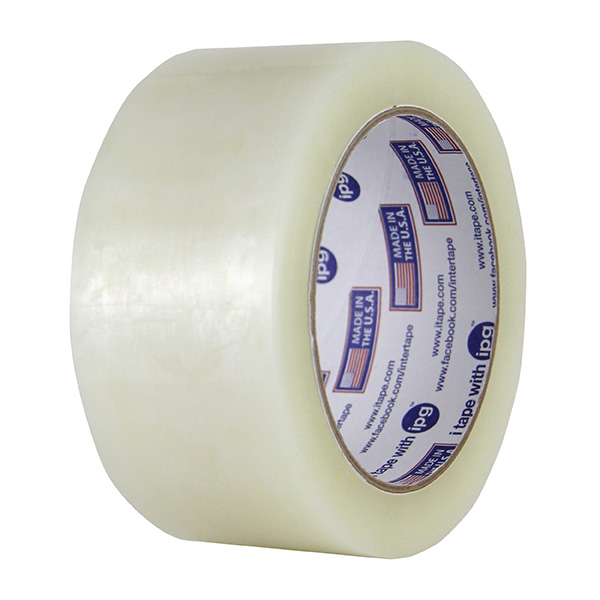 PP7210M - POLY PRO  72MM X  100M CLEAR : 72 mm x 100 m, 1.6 mil, utility grade, polypropylene, clear, hot melt