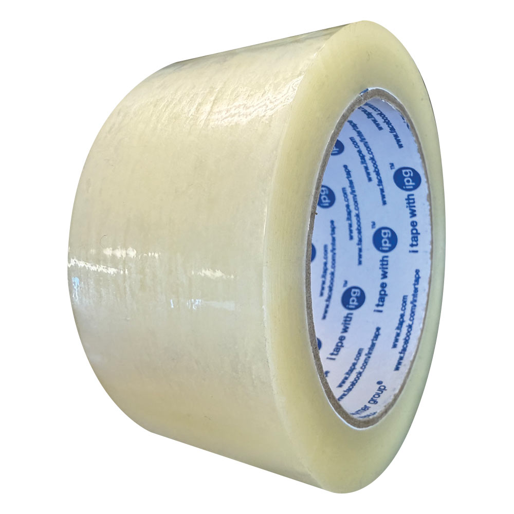 PPC4810 - POLY PRO  48MM X  100M CLEAR : 48 mm x 100 m, 1.6 mil, utility grade, polypropylene, clear, hot melt