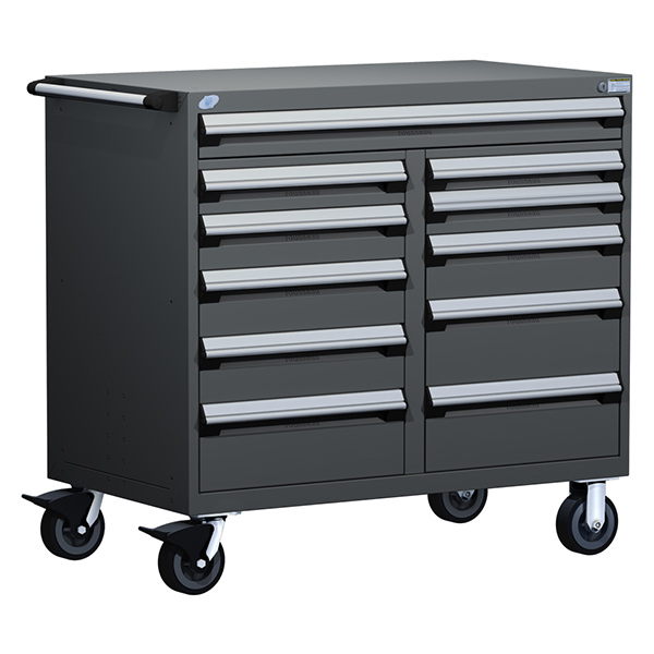 R5GHE-3815 - CABINET DRAWER MOBILE ROUSSEAU : 48"W x 24"D x 45-1/2"H, 11 drawers