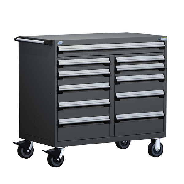R5GHG-3815 - CABINET DRAWER MOBILE ROUSSEAU : 48"W x 27"D x 45-1/2"H, 11 drawers