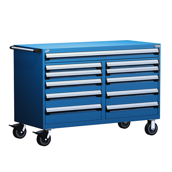 R5GKE-3405 - CABINET DRAWER MOBILE ROUSSEAU : 60"W x 24"D x 41-1/2"H, 11 drawers