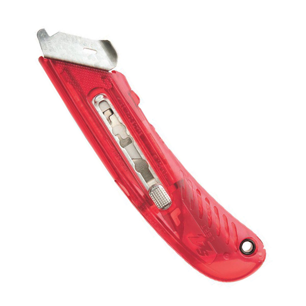 SCUTSRL - KNIFE SAFETY CUTTER LEFT #S4L : Left-handed safety knife, red 
