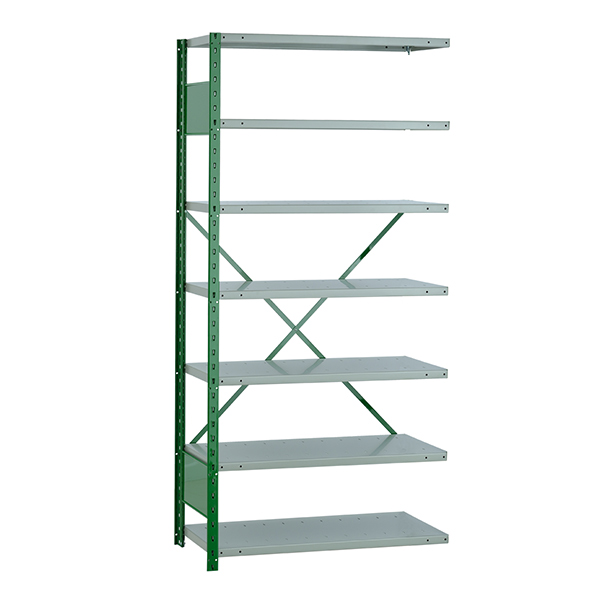 SRB1014 - SHELVING UNIT OPEN ADD ON : 36"W x 18"D x 75"H, 7 shelves