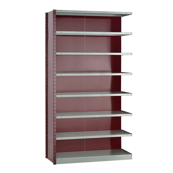 SRB2053 - SHELVING UNIT CLOSED ADD ON : 48"W x 18"D x 87"H, 8 shelves