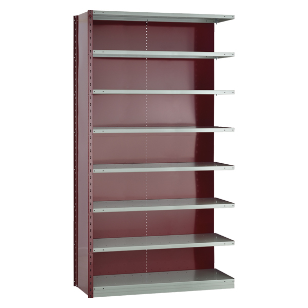 SRB2054 - SHELVING UNIT CLOSED ADD ON : 48"W x 24"D x 87"H, 8 shelves