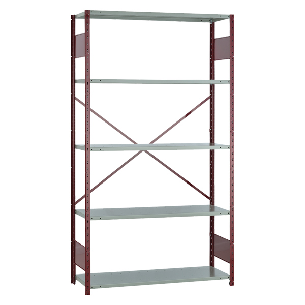 SRD1034 - SHELVING UNIT STARTER : 48"W x 12"D x 87"H, 5 shelves, Spider® Shelving