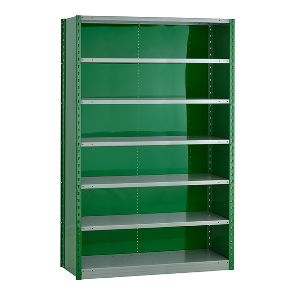 SRE2044 - SHELVING UNIT CLOSED STARTER : 48"W x 18"D x 75"H, 7 shelves